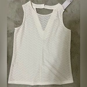 Sleeveless Knit Blouse by Jules & Leopold Sz S NWT